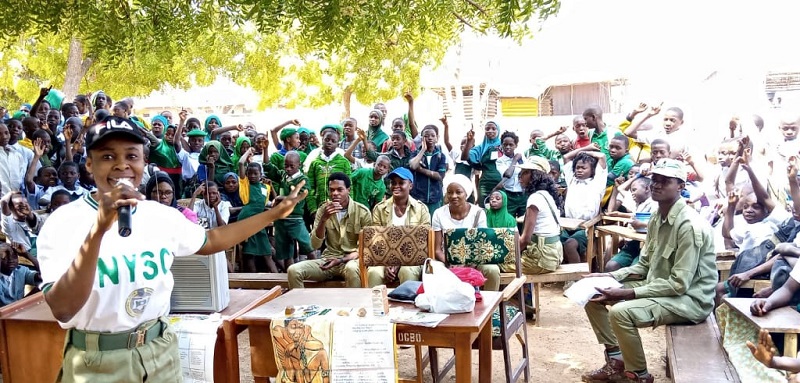 Sensitization program by Corp Members on the Effect of Drug Abuse