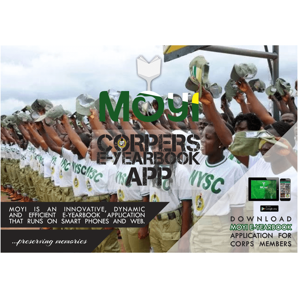 Moyi NYSC App - a vital Android Mobile App for Every Corps Member